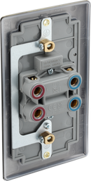 BG NAB72 Nexus Metal Antique Brass 45A, double pole, large plate, with indicator