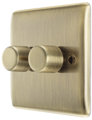 BG NAB82 Nexus Metal Antique Brass Double, 2 way push 200W