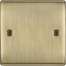 BG NAB94 Nexus Metal Antique Brass Single, blank plate