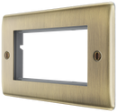 BG NABEMR4 Nexus Metal Antique Brass 4 module - rectangular