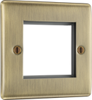 BG NABEMS2 Nexus Metal Antique Brass 2 module - square