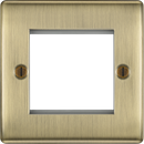 BG NABEMS2 Nexus Metal Antique Brass 2 module - square