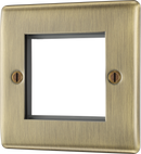 BG NABEMS2 Nexus Metal Antique Brass 2 module - square