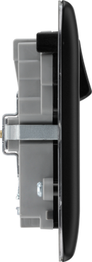 BG NFB22UAC45B Double Switched Single Pole Socket, with USB A + C (45W)