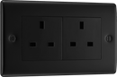 BG NFB24B Double Unswitched, Double Pole Socket