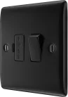 BG NFB50 Nexus Metal Matt Black Switched 13A Fused Connection Unit