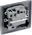 BG NFB50 Nexus Metal Matt Black Switched 13A Fused Connection Unit