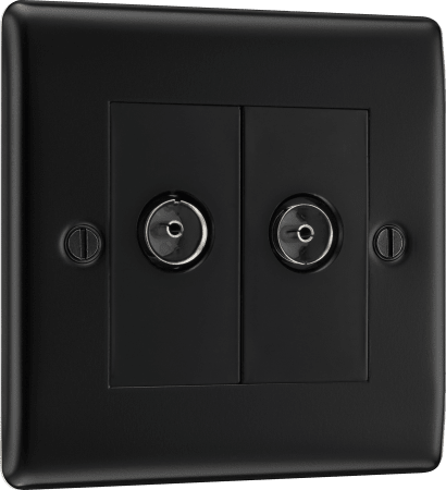 BG NFB61 Double Co-axial Socket