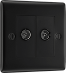 BG NFB66 Double, Diplex, TV/FM Socket