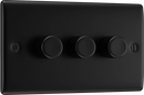BG NFB83 Triple Dimmer Switch, 2-way Push 200W