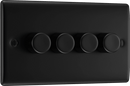 BG NFB84 Quadruple Dimmer Switch, 2-way Push 200W