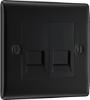 BG NFBRJ112 Double, RJ11 Telephone Socket