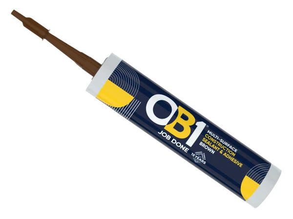 Mixed OB1 Hybrid Sealant & Adhesive Brown 290ml