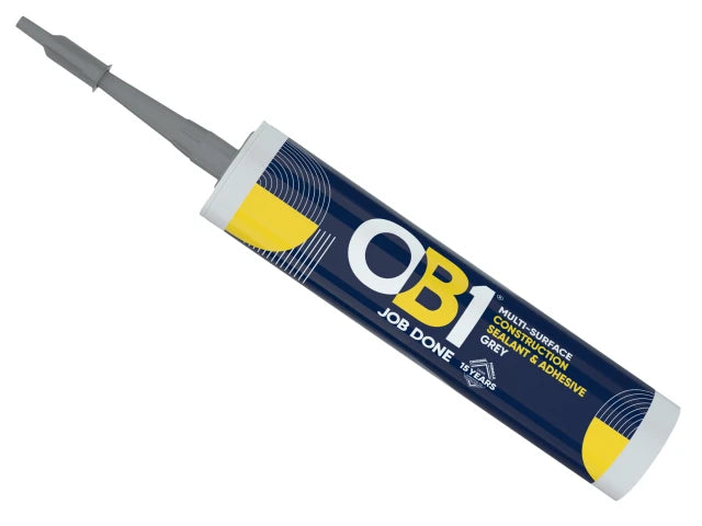 Mixed OB1 Hybrid Sealant & Adhesive Grey 290ml