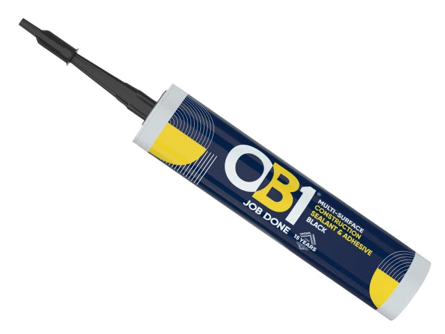 Mixed OB1 Hybrid Sealant & Adhesive Black 290ml