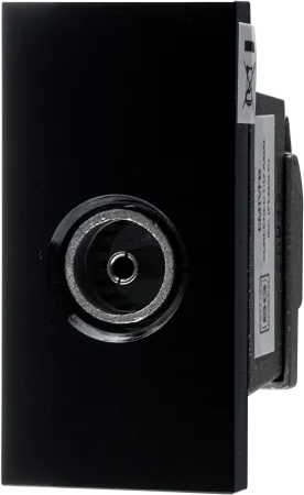 BG EMTVFB Nexus Black Moulded Euro Module IEC Insert Module - Female (Return)