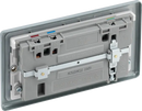 BG MC522UAC22 Double switched single pole, with USB A + C (22W)