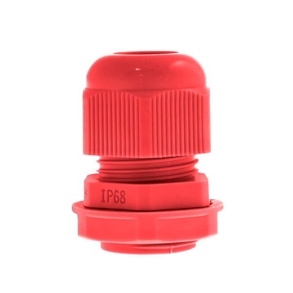 Mixed QCGM20RED 20mm Nylon Glands - Red, IP68 pack of 10