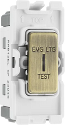 BG RAB12EL 2 way, single pole, EMG LTG TEST