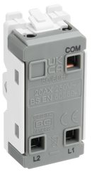 BG RAB12KY 2 way, single pole secret key