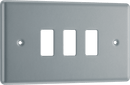 BG RMC3 Frontplate, 3 Gang