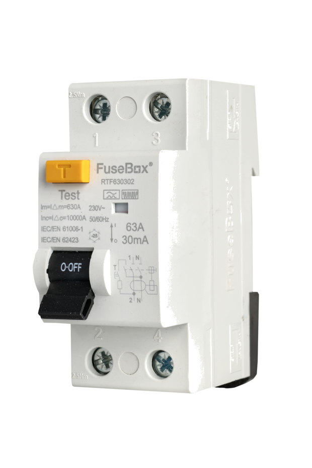 Fusebox RTF630302 TYPE F RCD 63A 30MA 2P