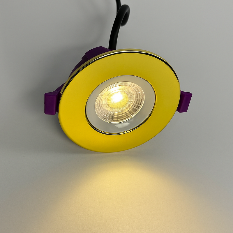 Pack of 25 Knightsbridge MLA RenuLED 6W IP65 Fire-rated LED Downlight with 3 x CCT + White Bezels (RE6CTF)