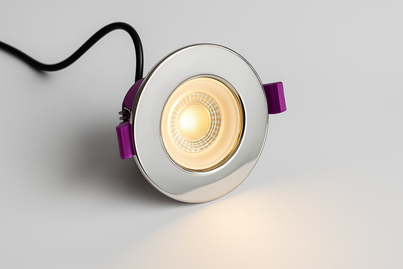 Pack of 25 Knightsbridge MLA RenuLED 6W IP65 Fire-rated LED Downlight with 3 x CCT + White Bezels (RE6CTF)