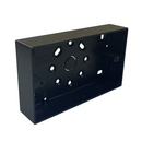 Univolt SFB2BK-LSF Double 32mmDeep Surface Box - Black Square Edges