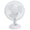 CED Electrical TF9N 9" 22W 2 SPEED WHITE TABLE FAN