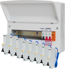 Fusebox 10-way Surge Protected Consumer Unit w/ Main Switch & 8 RCBOs