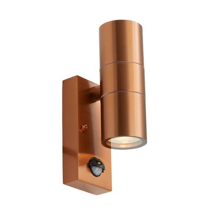 Ansell AACERO/WL/COP/PIR Acero Bi-directional Wall Light PIR Copper