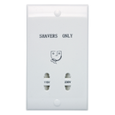 Ansell ADVSS Dual Voltage Shaver Socket White