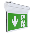 Ansell AE3LED/3M/W/ST Eagle 3-In-1 LED Exit Sign – Self-Test Maintained/Non-Maintained, White Finish