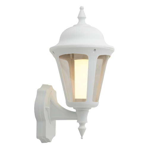 Ansell ALWLLED/WH Latina Wall Lantern White