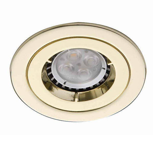 Ansell AMICD/BR iCage Mini GU10 Fire Rated Downlight | Die-Cast Brass, Slim Design, Easy Installation