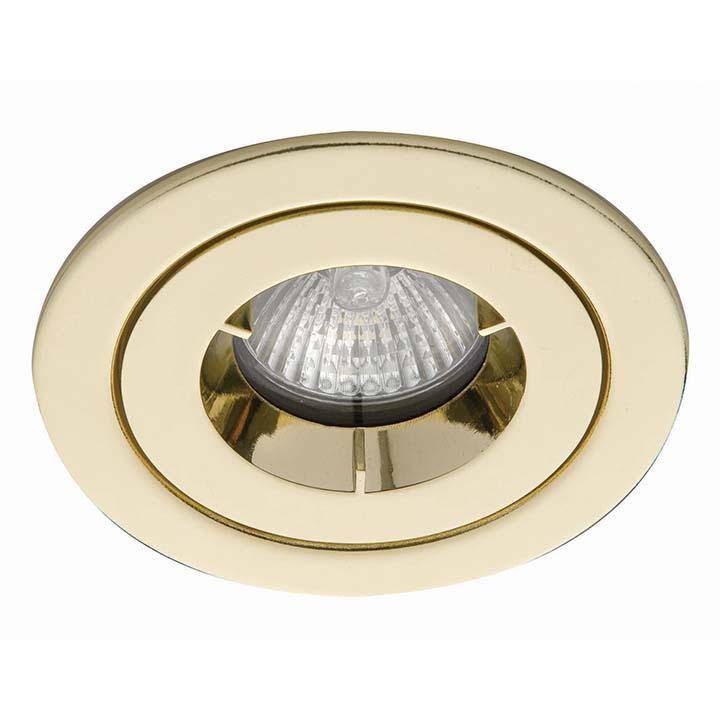 Ansell AMICD/IP65/BR AMICD iCage Mini IP65 GU10 Fire Rated Downlight – Die-Cast Brass, IP65 & BR for Enhanced Safety