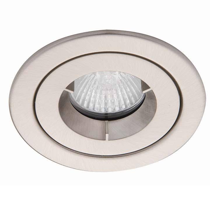 Ansell AMICD/IP65/SC iCage Mini IP65 GU10 Die-Cast Fire Rated Downlight Satin Chrome