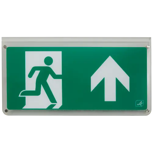 Ansell AHARLED/L/AU Harrier IP65 Blade Exit Sign Double Sided Legend Arrow Up