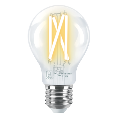 Ansell AOCTOW/A60/TW/CL/E27 OCTO WiZ Connected A60 Tunable White Smart Filament Lamp Clear E27 7W