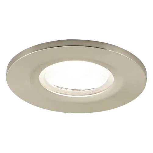 Ansell Prism Pro CCT LED Downlight – Fire Rated, IP65 Waterproof, Dual Wattage + White Bezels– White (10 Pack, APRIP/1/MP1)