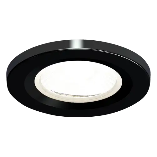 Ansell APRILEDP/MINIBZ/BLK Prism Pro Mini CCT Downlight with Matt Black Bezel – Adjustable Color Temperature, Compact Design for Stylish Interiors