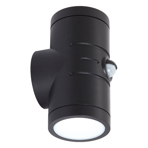 Ansell AREELEDWL/PIR Reef CCT Bi-directional Wall Light PIR Black