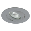 Ansell ATLVOG/IP44/SG Twistlock GU10 IP44 Outdoor Die-Cast Gimbal Silver Grey