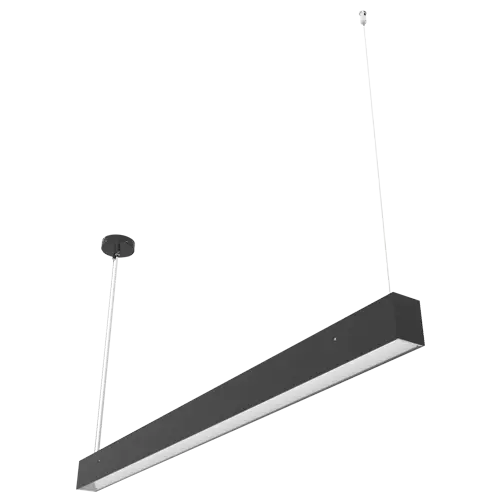 Ansell AVASLED/B Vasco CCT Bi-Directional Suspended Linear LED Light – 1200mm, Adjustable Color Temperature, Black Finish (Now AVAS4/1/B)