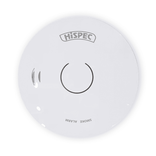 HiSpec HSA/BP/10 Battery Operated Smoke Detector powered by a 10 year battery