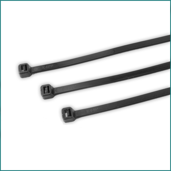 Mixed CT430-4.8 BL NYLON CABLE TIE BLACK, pack of 100