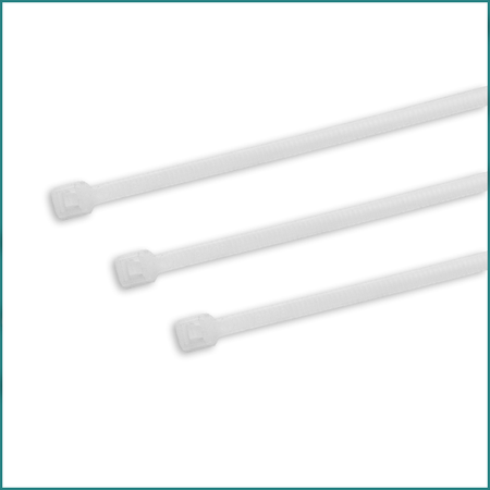 Mixed CT160-2.5 NYLON CABLE TIE WHITE