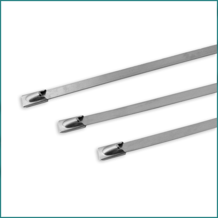 Mixed TT300SS CABLE TIES & MOUNTS Stainless Steel , pack of 100