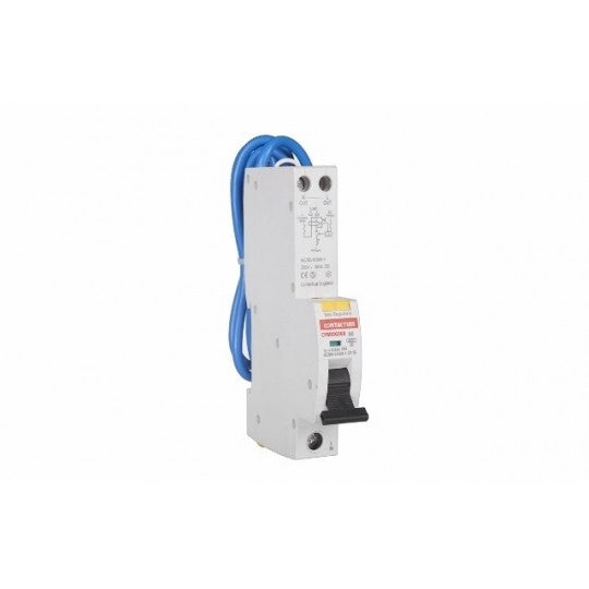 Contactum CCPBR1050AB 50A, Single Pole, Three Phase, B Curve Compact RCBO